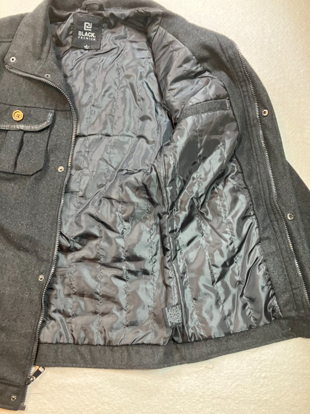 Black Premium Field Jacket Womens Size S - Picture 7 of 8